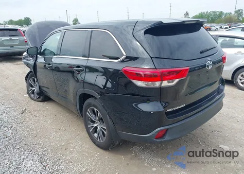 2018 Toyota Highlander Le from USA, damaged, VIN 5TDBZRFH7JS889068